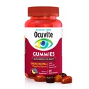 Ocuvite oční vitamin & minerální doplněk, Gumový multivitamin pro oči, zinek, vitamín C & E, Lutein & Zeaxanthin doplňky pro podporu zraku pro dospělé, 60 Gummies