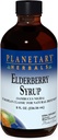 Planetární Herbals Elderberry Syrup, 8 fl oz (236.56 ml) Sklo