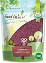 Potraviny pro živé - Organic Black Elderberry Juice Powder, 12 Ounces Non- GMO, Vyrobeno ze syrových sušených bobulí, neposkvrněné, Vegan, Bulk, Skvělé pro pečení, Smoothies, jogurty, žádné siřičitany, Obsahuje maltodextrin