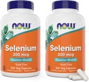 Nyní Selen 200mcg Kapsle, 300 Počet (Balení 2) - L Selenomethionin Mineral dodatek pro ženy a muže - Veg Caps, Non- GMO, Vegan Friendly, Yeast- zdarma