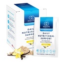 Equilife Daily Nutritional Support, All- in- One Multivitamin Meal Replacement, Pure Vanilla Flavor, 15G Plant Protein, Podporuje celkové Wellness včetně energie, trávení, a kůže, 14 Packets
