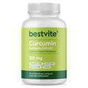 BESTVITE Curcumin 510mg (Turmeric) (120 Vegetariánských kapslí) s Curcumin C3 Complex & Bioperin - Standardizované na 95% Curcuminoidy - No Stearates - Vegan - Non GMO - Gluten Free