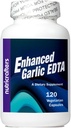 Enhanced Česnek EDTA 120 Kapsle - 1000mg High potency vápník Dinatrium EDTA Formule - Ne hořčík Sterát nebo hliník obsahující zeolitu - 1 Lahvička 120 Kapsle