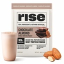 Rise Grass- Fed syrovátkové bílkoviny prášek - Vzorek čokoládové mandle 124; 25g protein žádné umělé aroma, barvy, nebo konzervační přísady - Cukr zdarma, gluten- zdarma, Soy zdarma (Single Serving)