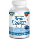 40- in-1 Brain Booster dodatek pro zaměření, paměť, jasnost, energie 124; Advanced Vitamíny Plus eBook 124; pro muže a ženy, kognitivní funkce nootropní podpora s DMAE, mysl zdravotní vzorec 124; 60 Kapsle