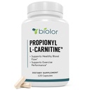 Biologická vysoká absorpce Propionyl- L- karnitin (PLCAR) Žádné umělé plnidla - Efektivní Propionyl L Carnitin HCL dodatek k podpoře krevního oběhu - 120 Kapsle