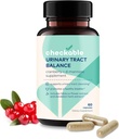 Checkable ® Vyvážení močového měchýře Zdraví močového měchýře a močového měchýře Vitamíny pro muže a ženy - 1350mg s D- Mannose a Cranberry - 60 Kapsle
