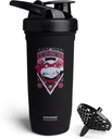 Smartshake TMNT Ninja Power Reforce Stainless Steel Shaker Bottle 900 ml OF 124; 30 oz - Leakproof Screw-on Lid - BPA Free - Unisex - Black