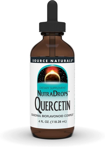 "Source Naturals NutraDrops Quercetin, Seasonal Bioflavoniond Complex * - 4 oz"