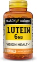 Mason Natural Lutein 6 mg s vitaminem E, 2 měsíční zásoba, zdravé vidění a funkce očí, podporuje normální oční zdraví