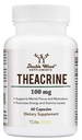 Teakrine (Teacrin) 100 Mg, 60 Kapsle - Energy and Focus Supplement (Podobně jako Kofeinové pilulky, ale jemnější a delší trvání) Non- GMO a gluten zdarma Double Wood