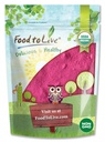 Jídlo pro živé organické Dragon ovoce Powder, 1,5 liber - Non- GMO, Powerded Red Pitaya, Vegan, Bulk. Obsahuje maltodextrin. Bohaté na antioxidanty, Vlákna, Vitamin C. Ideální pro shakes, Smoothie Bowls