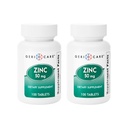 Zinek Sulfát Tablets 50mg podle Geri- Care current 124; Dietní dodatek Current 124; 100 Počet lahví, 2- Pack