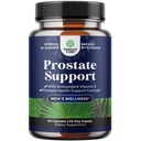 Bylinné pilové palmetto mužský dodatek - Potenciální Pygeum a pilové palmetto extrakt s Beta Sitosterol & Zelený čaj doplňky pro dospělé muže pro podporu močení a časté močení - 60 Kapsle