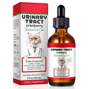 Feline Urinary Tract Health, Cat UTI Remedy, přírodní bylinný dodatek 2 fl oz, Podpora pravidelné péče o močové zdraví
