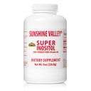 Sunshine Valley ® Super Inositol, Vitamin B8 Práškový doplněk stravy, Přírodní PCOS doplněk plodnosti, Hormonální bilance & Zdravá Ovariální funkce Podpora - 8oz