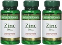 Nature 's Bounty Zinek 50 mg Caplets 100 ea (Balení po 3)