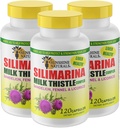 Sunshine Naturals Milk Thistle Complex. Podpora zdraví jater, detoxifikace, antioxidační obrana, a přírodní funkce jater Vylepšení. Podporuje stravitelné zdraví.600 mg.120 tobolek. Balení po3.