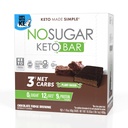 No Sugar Keto Bar Snack, Fudge Brownie, 12 x 1.41oz Bary - Low Carb No Sugar Keto Snack Food with Keto Friendly Macros, 3g Net Carb, 9g Plant Based Protein, 13g Zdravý tuk, Cukr zdarma (0g)