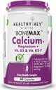 Vápník s hořčíkem, Vitamin D3 & Vitamin K2- Mk7 - BoneMax - Kostní zdravotní komplex - 60 Zeleninové kapsle