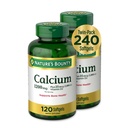 Nature 's Bounty Calcium 1200 mg s vitaminem D3 - Nohy na zdraví, vápník a vitamín D dodatek, 120 Ct (2-Pack)