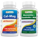 Nejlepší naturaly hořčík vápenatý s vitaminem D3 1500mg & Glucosamine Chondroitin a MSM