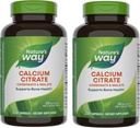 Přírodní způsob vápníku Citrát, 500 mg vápníku na 2- kapsle Serving, pro zdraví kostí a svalové funkce *, směs citrátu, karbonát a malate, gluten zdarma, 250 Kapsle (Balení květen Vary) - 2 balení