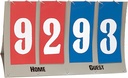 Champion Sports FAS4 Flip A Score Tabletop Scorer, 5 "Čísla