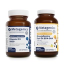 Metagenika Bundle - D3 5000 & EPA-DHA 720-120 Softgels of D3 5000 for Imunitary Support, Bone & Heart Health * - 120 Softgels of EPA-DHA 720 for Heart, Muskuloskeletální a imunitní systém Health *