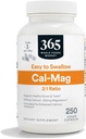 365 by Whole Foods Market, Cal- Mag 2: 1 Ratio, Easy- to- Polykat Vegan Kapsle, 250 Počet