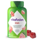 Vitafuze Železo Gummy Vitamin dodatek, Podporuje Red Blood Cell Production *, Guava Hibiscus Flavor, 30 Služeb, 60 Počet