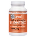 Qunol kurkumin Kapsle, 1000mg Extra Strength Supplement, Patentovaná hydrorozpustná technologie, Alternativní k kurkumin s černým pepřem, 60 Veggie Kapsle