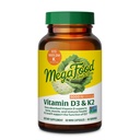 MegaFood Vitamin D3 5000 IU (125 mcg) - Vegetariánské doplňky s vitamínem D3 K2 - Podporuje kosti, zuby, svaly a imunitní zdraví - Certified Non- GMO - 60 Mini kapsle, 60 Služeb