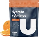 UCAN Hydrate + Aminos, Orange 20 Serving Bag, Keto, Sugar- Free Electrolyte + Muscle Recovery, Essential Electrolytes + EAA & BCAA, Non- GMO, Vegan, pro běžce, Gym- Goers, Performance Sportetes