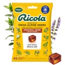 Ricola Původní Herb kašel Kapky, 45 Počet, Kašel Supressant & Hrdlo Relieving Kapky s přirozeně sourced Menthol, Pleasing Bylinná chuť pro kašel & Krční podráždění Symptomatická úleva