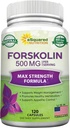 aSquared Nutrition Forskolin 500mg Max Strength -120 Kapsle, přírodní doplněk pro čistou hmotnost paliva, Coleus Forskohlii Root- Forskolin dietní pilulky, Belly Buster Pure Fat Burner 2X Slim Trim Lose