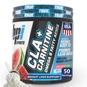 BPI Sports CLA + karnitin - CLA L karnitin a kyselina linolová - L karnitin dodatek pro hubnutí, metabolismus & Lean Muscle - Caffeine Free - Meloun Freeze - 50 Servings - 12.34 oz