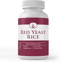Čisté původní ingredience Red Yeast Rice Extract, (100 Kapsle) Vždy čisté, Žádné přísady nebo Fillers, Laboratorní ověřené (100 Kapsle)