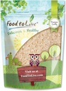 Jídlo pro živé - celé Psylium Husks, 12 Ounces - Čisté Psylium Husk Flakes, Neochucené, Keto, Vegan, Bulk. Velký zdroj rozpustného, nerozpustného vlákna