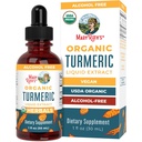 MaryRuth Organics Organic Turmeric Liquid Extract CLAS124; Sugar Free CLAS124; USDA Organic CLAS124; Organic Turmeric Supplement CLAS124; Non- GMO CLAS124; gluten Free CLAS124; Vegan CLAS124; Alkohol- Free Tincture CLAS124; 1 Fl OZ