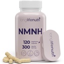 LongLifeNutri NMNH 300mg (Dihydronicotinamid Mononukleotid) - 120 Vegan Kapsle, 2- Month Supply, NMN Alternative, NAD dodatek pro energii a dlouhověkost, Lab Tested, Made in USA
