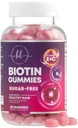 Vlasové vitamíny Gummy s Biotin 5000 mcg - Podpora růstu vlasů s vitamíny E & C pro silnější, silnější a krásné vlasy - Vlasy kůže a hřebíky Vitamin pro ženy, Non- GMO, Gluten zdarma - 120 Gummies