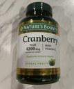 Nature 's Bounty Cranberry Plus Vitamin C, 4200 mg, Softgels 250 ea (Balení po 2)
