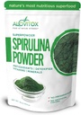 Alovitox Organic Spirulina Powder 124; Nutrient Dense Superfood with Antioxidants, Proteins, Vitamin A and B, Fiber, Omegas 3, 6 & 9-100% Organic, No Additives / Colors, Gluten Free, Vegan, Non- GMO (1 LB)