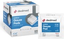 Dealmed 4 "x 4" Sterilní Gázové Pady (100 Počet) Jednorázové a jednotlivě zabalené lékařské Gázové Pady, Wound Care produkt pro první pomoc Kit a lékařské vybavení (balení po 1)