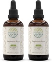 HerbEra Stephania Root B120 (2ks) Alkohol- Free Bylinný extrakt tinktura, Koncentrované kapalné kapky přírodní Stephania Root (Stephania Tetrandra) Sušená kořenová (2x4 fl oz)