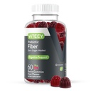 Viteey Prebiotic Fiber Gummies pro dospělé, 4g - Gut Health & Digestive Soluble Fiber Supplement Gummies - Nulový cukr přidaný, Vegan, gluten- Free - 60 Počet