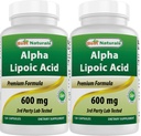 Nejlepší naturals -- Alpha Lipoic Acid (ALA) - 600 mg (120%)