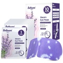 Maska na Steam Eye, 10 Packs Vyhřívané oční masky, Vlastní topení Jednorázové SPA Tepelné komprese pro oči Spánková maska, Soothing Moist Heat Eye Masky, Travel Essentials & Relaxation Gifts (Lavender Scent)