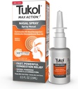 TUKOL Max Action Nasal Spray, Oxymetazolin Nasal Decongestant Spray pro dospělé, Rychlý Stuffy Nose & Sinus Congestion Relief, 12- Hodinové Nose Spray Decongestant, 0.5 fl oz